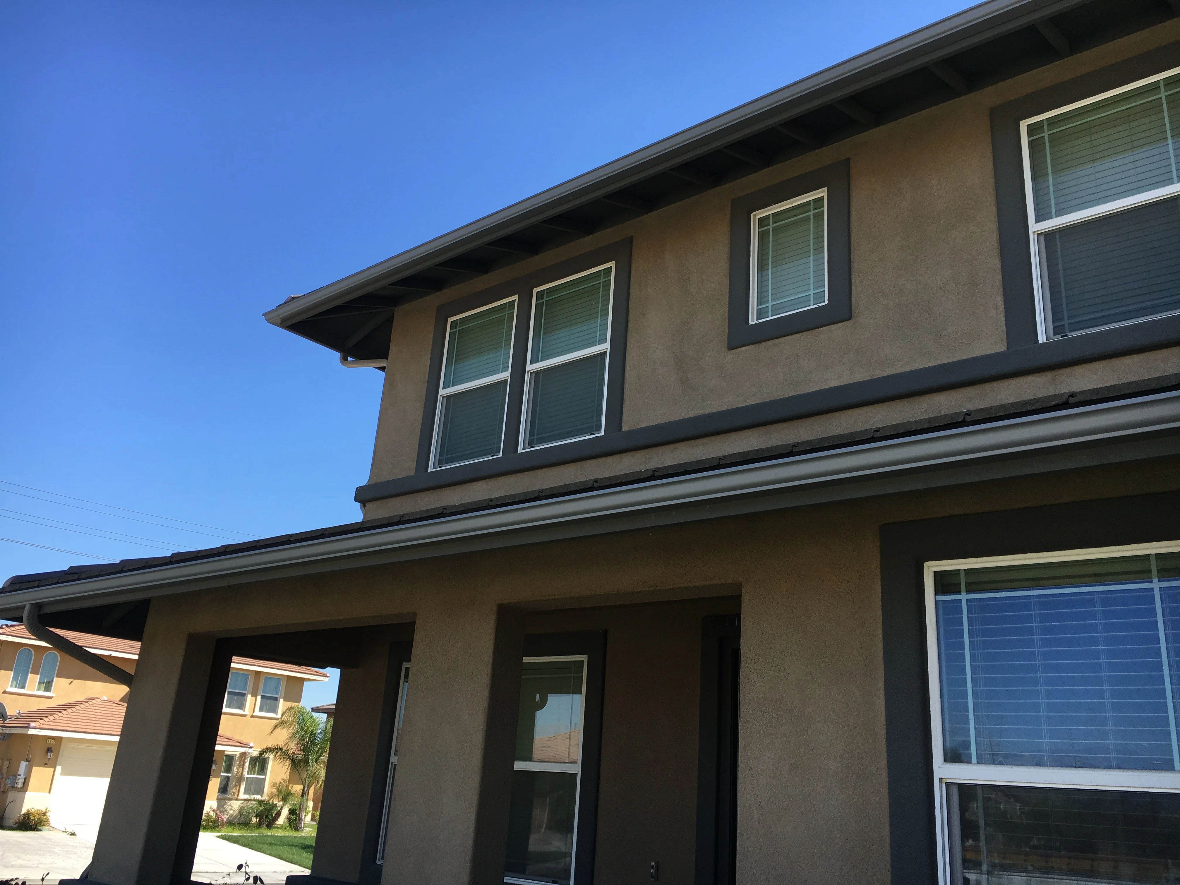 Modern Home Gutter Installation
