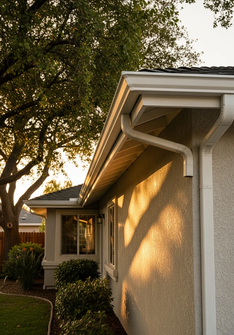 Street-level view of a well-maintained residential property in a Riverside neighborhood with mature trees.
